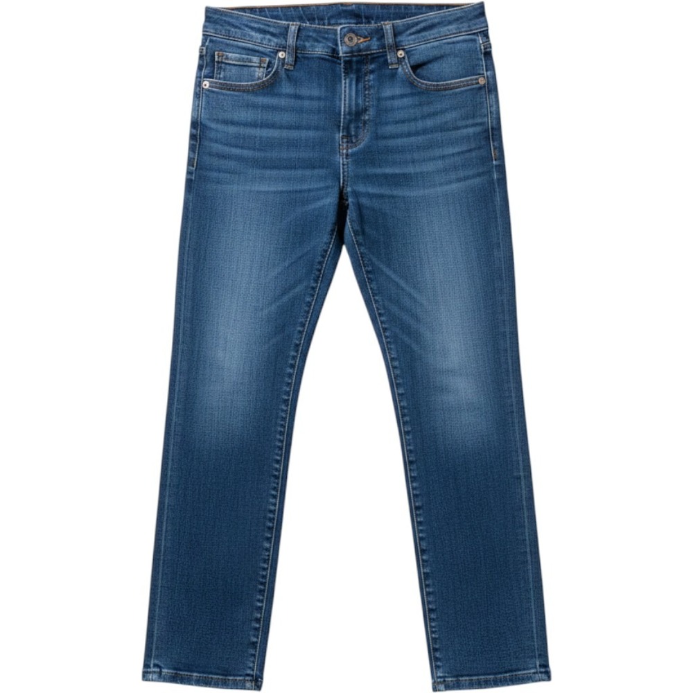Studio Blue Womens Medium Wash Straight Leg Denim Jeans Size 27
